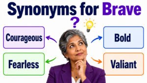 synonyms for brave