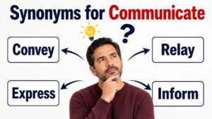 synonyms for communicate