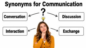 synonyms for communication