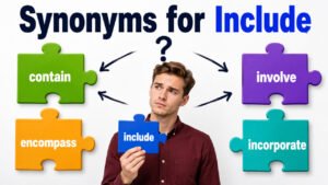 synonyms for include