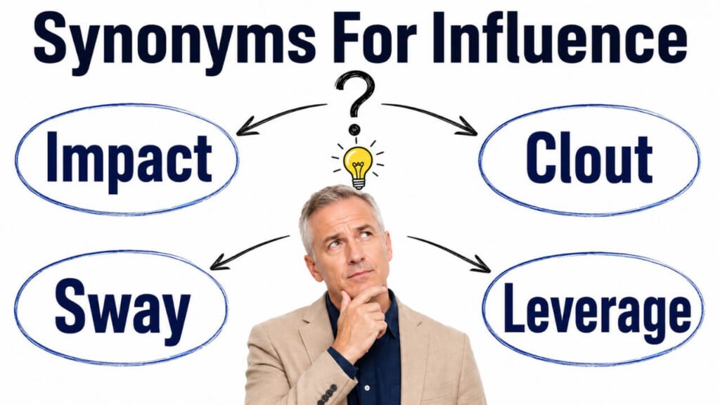 synonyms for influence