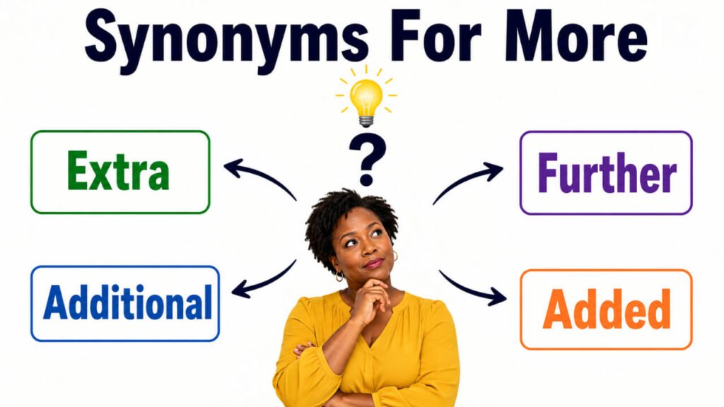 synonyms for more