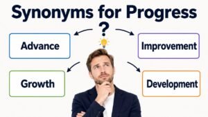 synonyms for progress