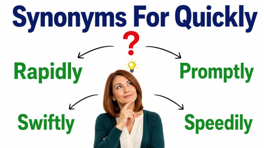 synonyms for quickly