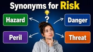 synonyms for risk