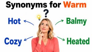 synonyms for warm