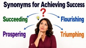 synonyms for achieving success