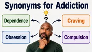 synonyms for addiction