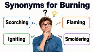 synonyms for burning