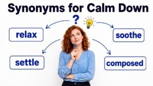 synonyms for calm down