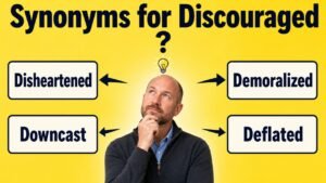 synonyms for discouraged