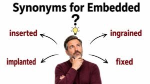 synonyms for embedded
