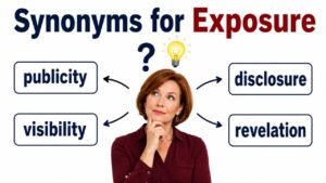 synonyms for exposure