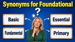 synonyms for foundational