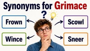 synonyms for grimace