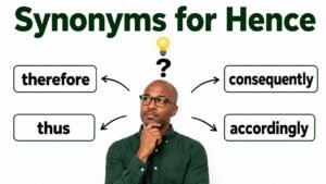 synonyms for hence