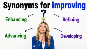 synonyms for improving