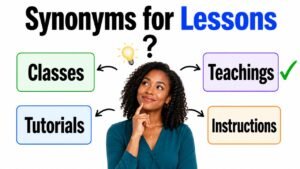 synonyms for lessons