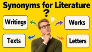 synonyms for literature