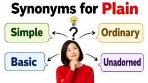 synonyms for plain