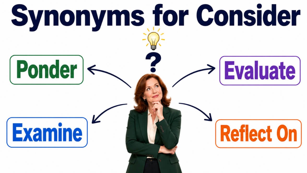 44+ Synonyms for Consider: Meaning, Examples & Best Uses