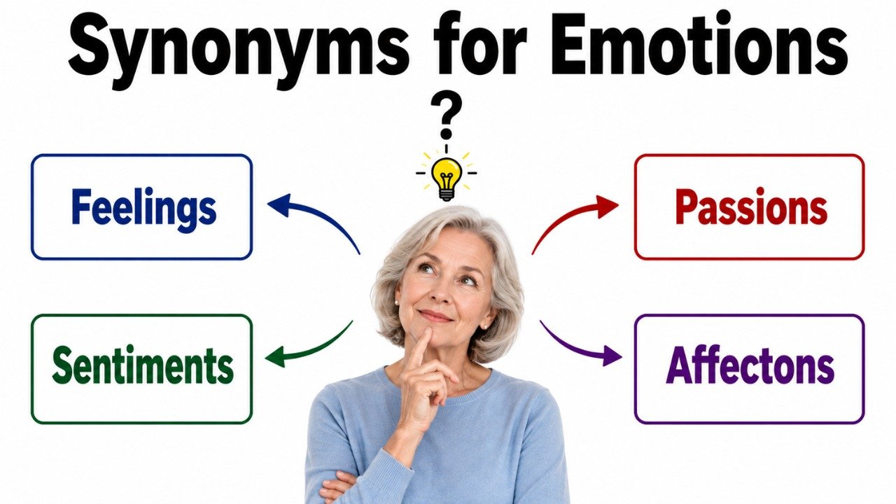 45+ Synonyms for Emotions: Strong Word Choices & Examples