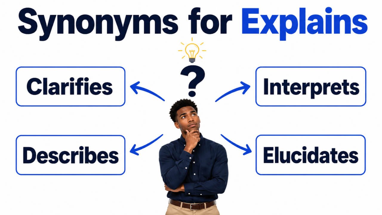 30+ Synonyms for Explains: Meanings, Context & Clear Examples