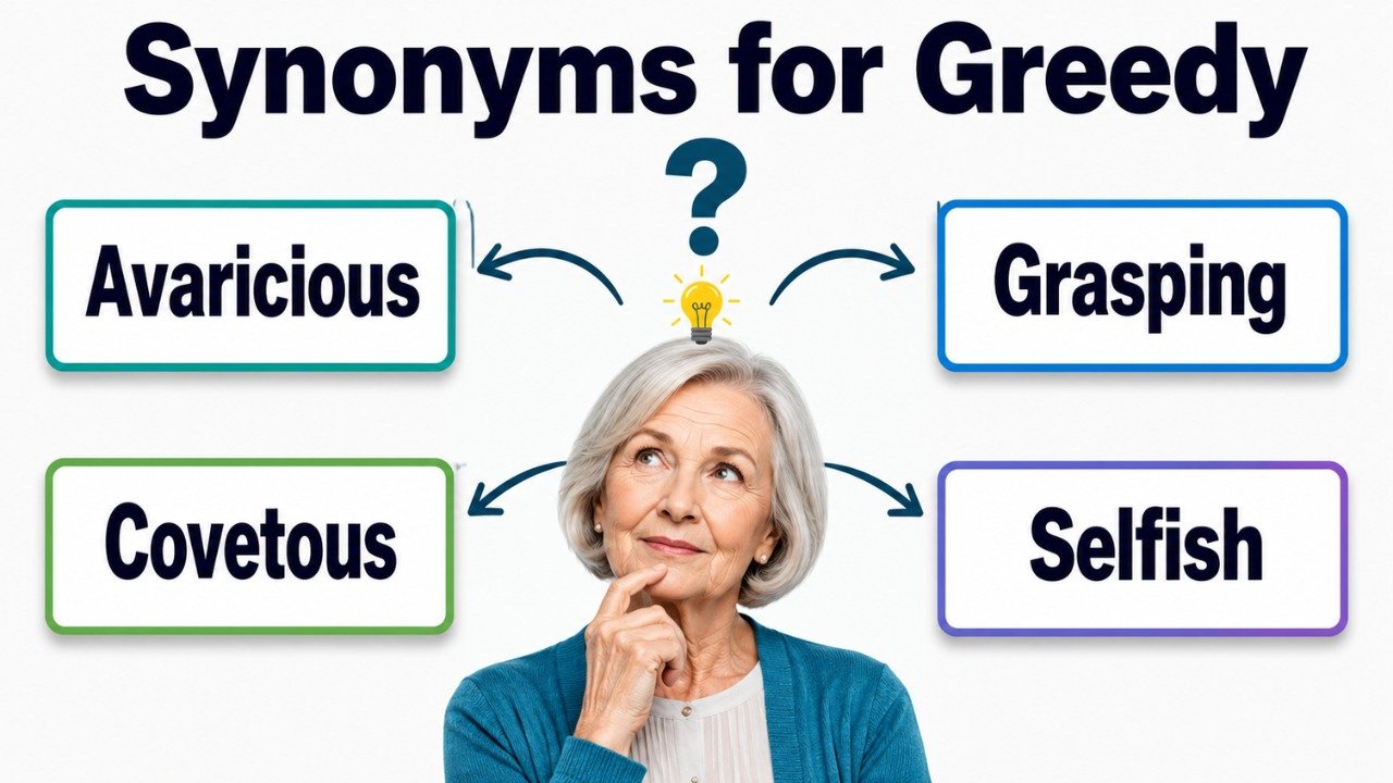 30+ Synonyms for Greedy: Meanings, Context & Clear Examples