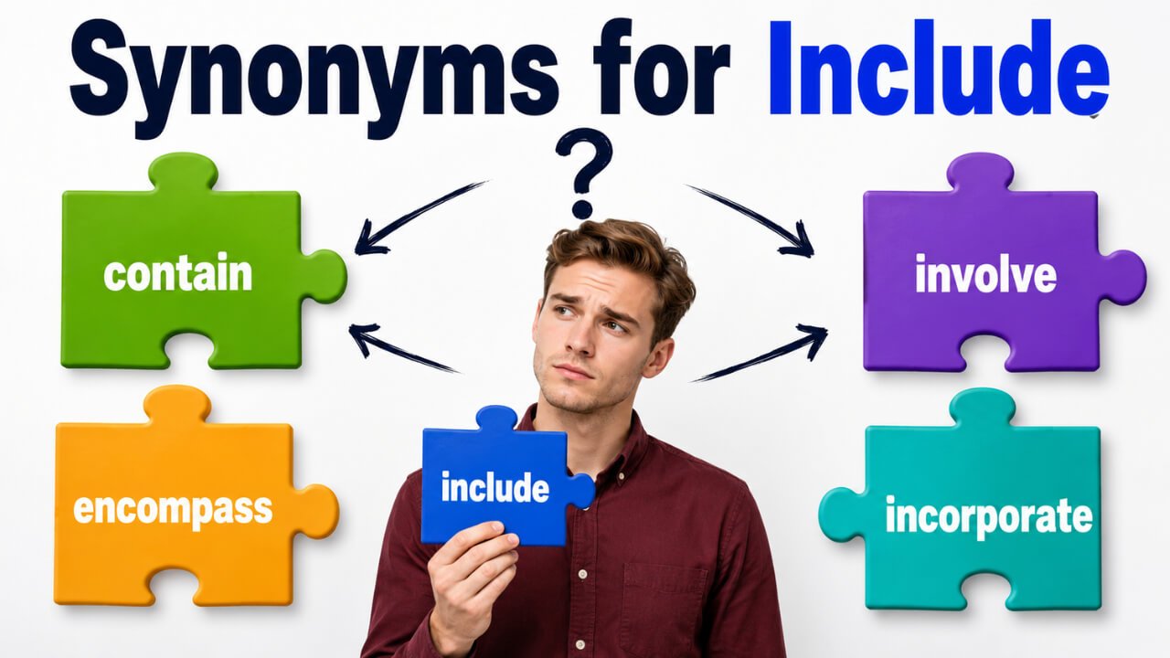 30+ Synonyms for Include: Meanings, Uses & Word Choices
