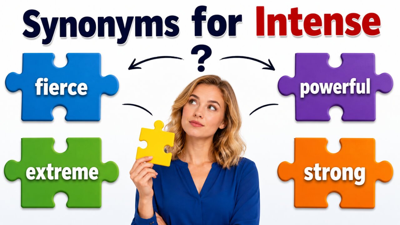 44+ Synonyms for Intense: Meanings, Context & Clear Examples