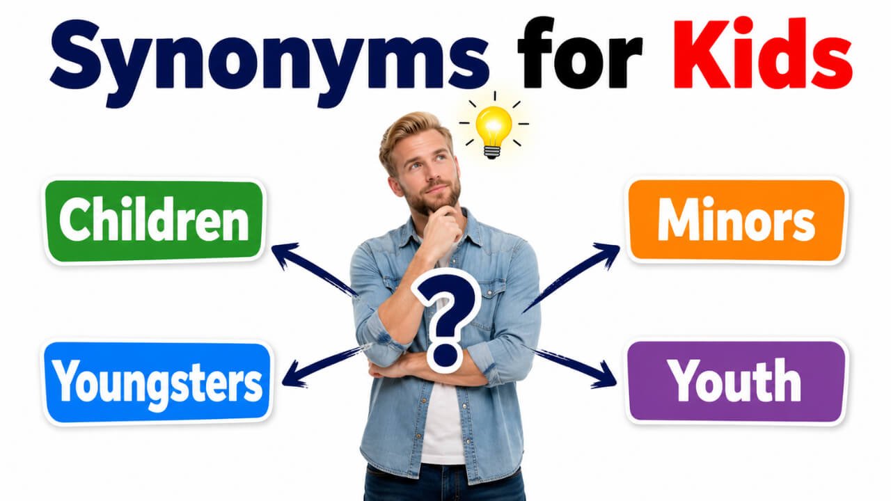 48+ Synonyms For Kids: Strong Word Choices & Examples