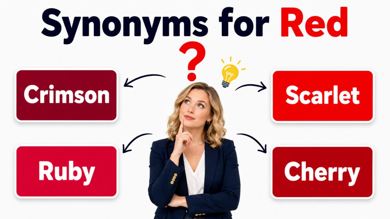 40+ Synonyms for Red: Meanings, Context & Clear Examples