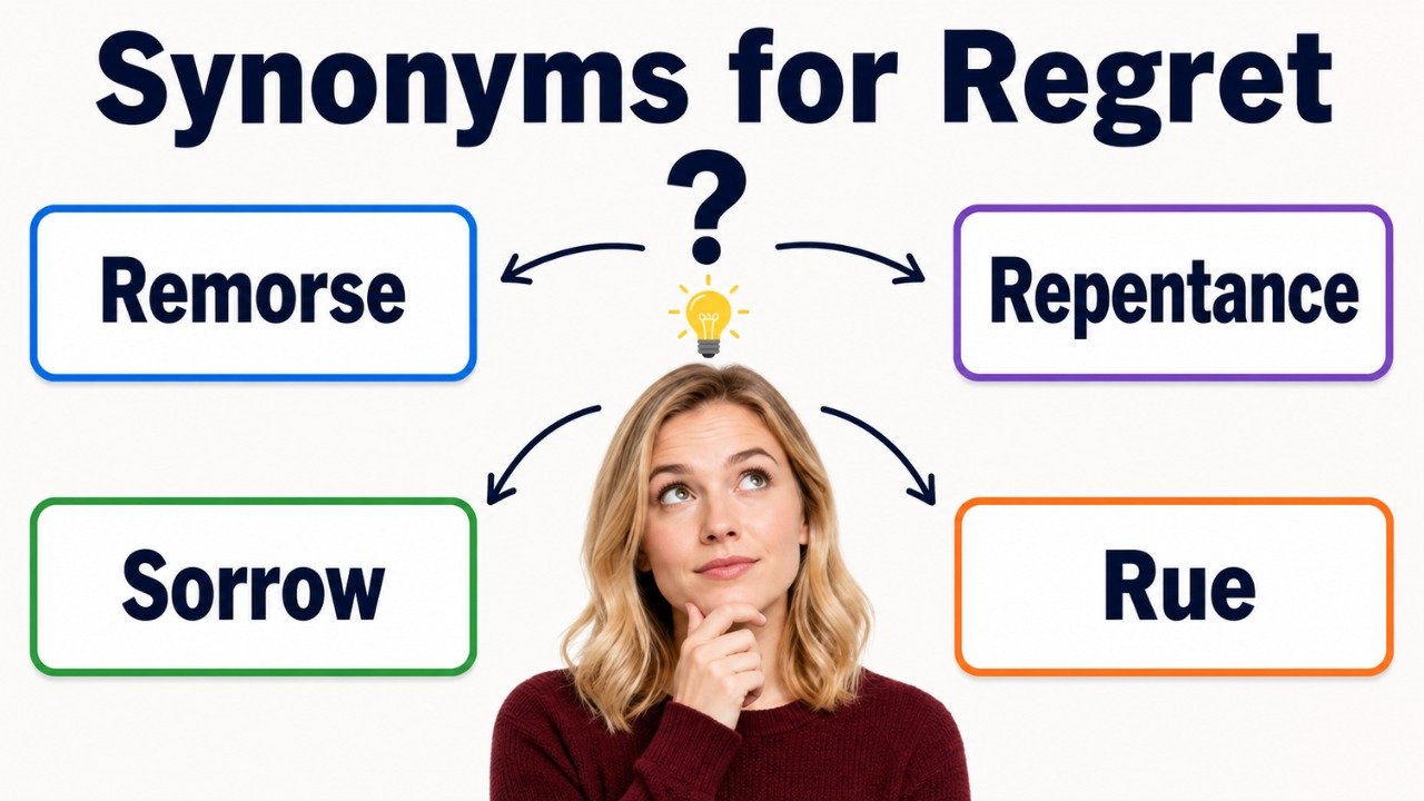 44+ Synonyms for Regret: Meanings, Uses & Word Choices
