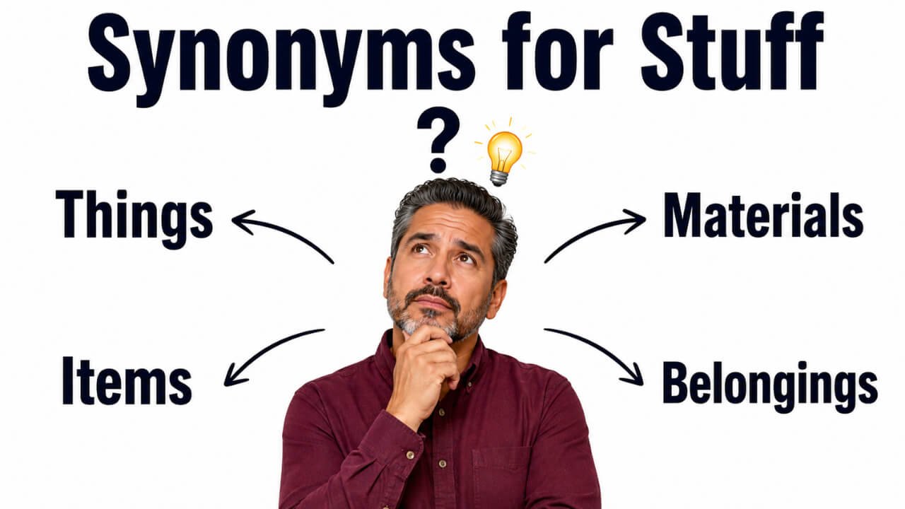 synonyms for stuff