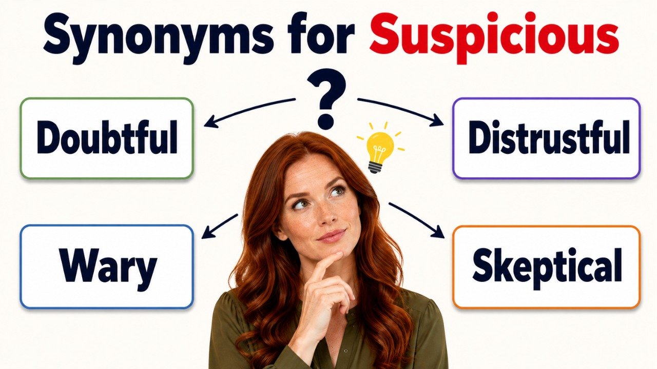45+ Synonyms for Suspicious: Strong Word Choices & Examples