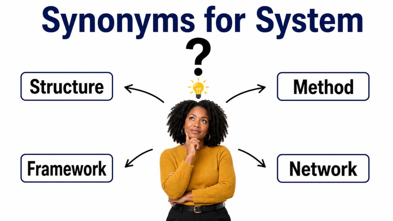 synonyms for system
