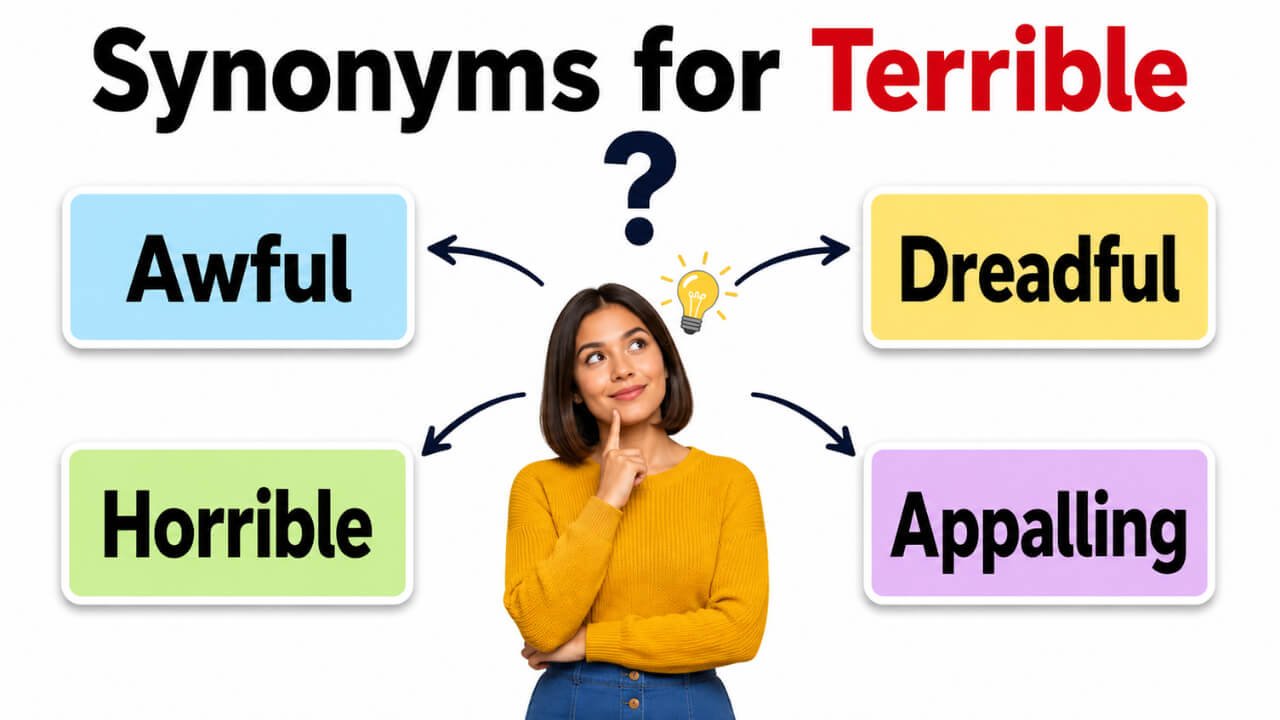 46+ Synonyms for Terrible:  Meaning, Examples & Best Uses