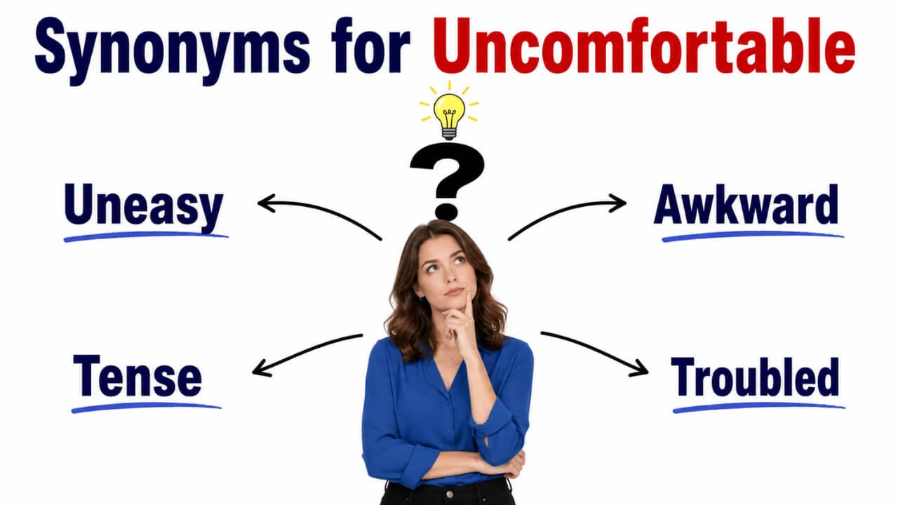 synonyms for uncomfortable