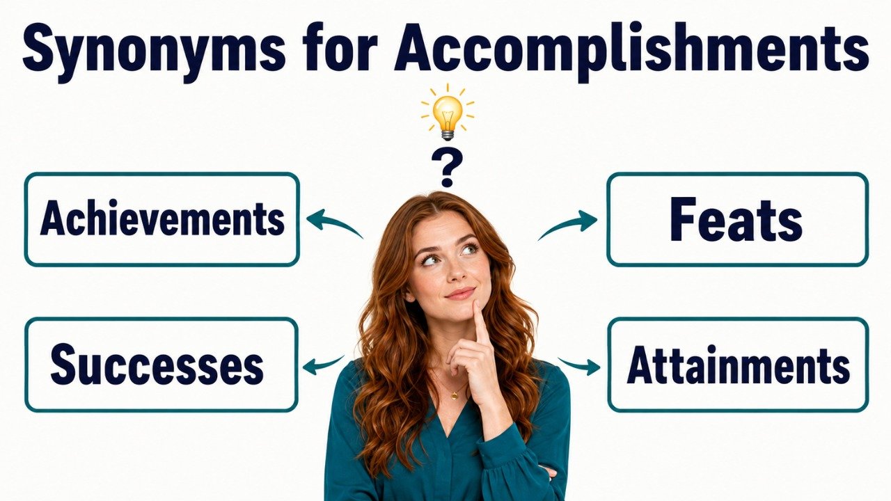 45+ Synonyms for Accomplishments: Usage, Context & Examples