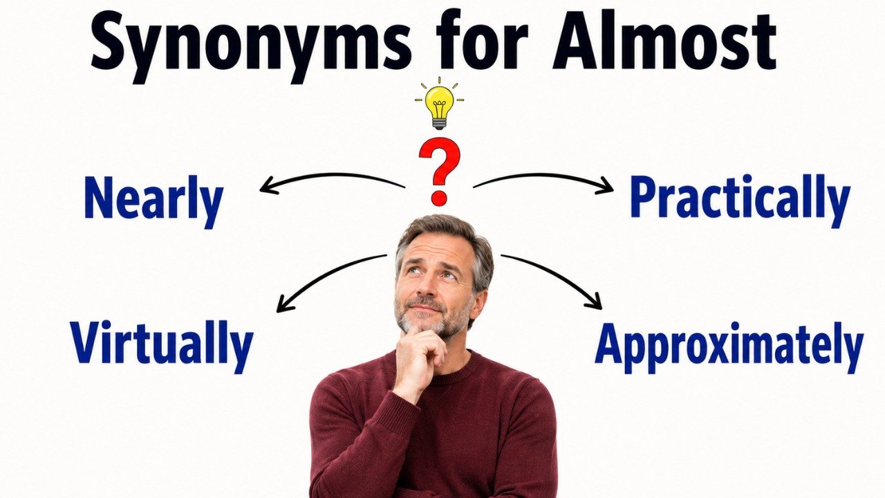 45+ Synonyms for Almost: Strong Word Choices & Examples