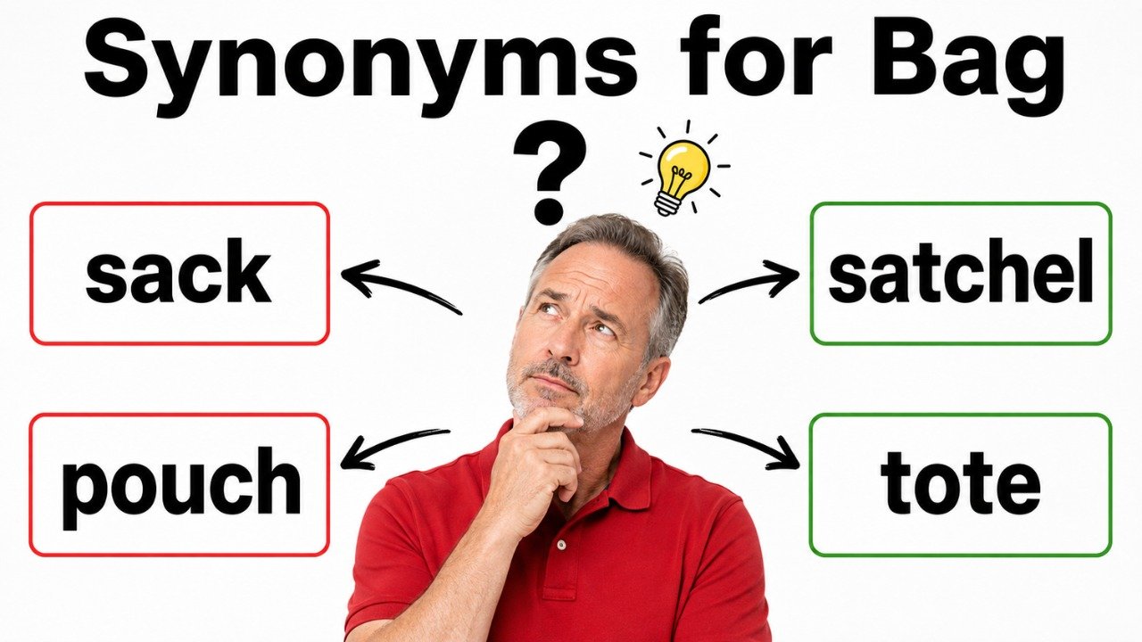 44+ Synonyms for Bag: Meanings, Uses & Word Choices