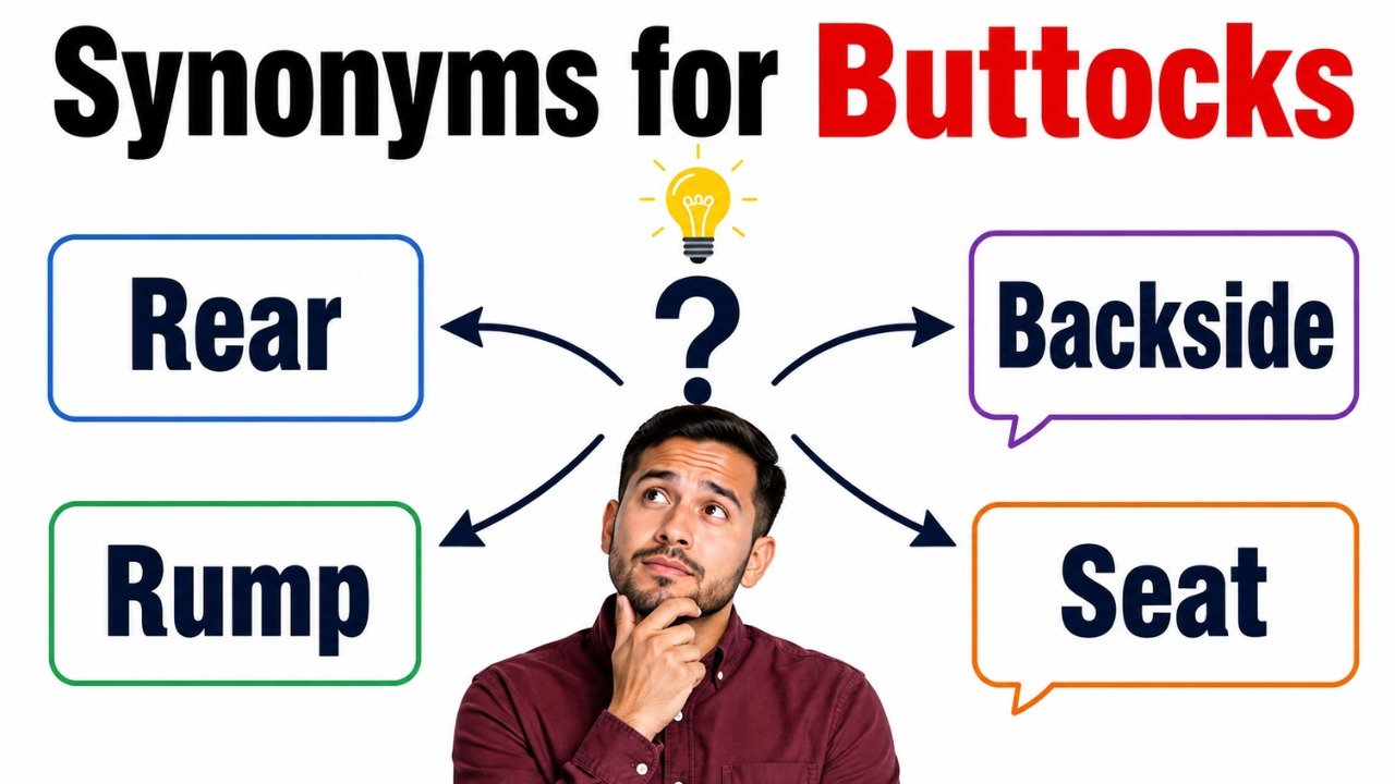 36+ Synonyms for Buttocks: Usage, Context & Examples