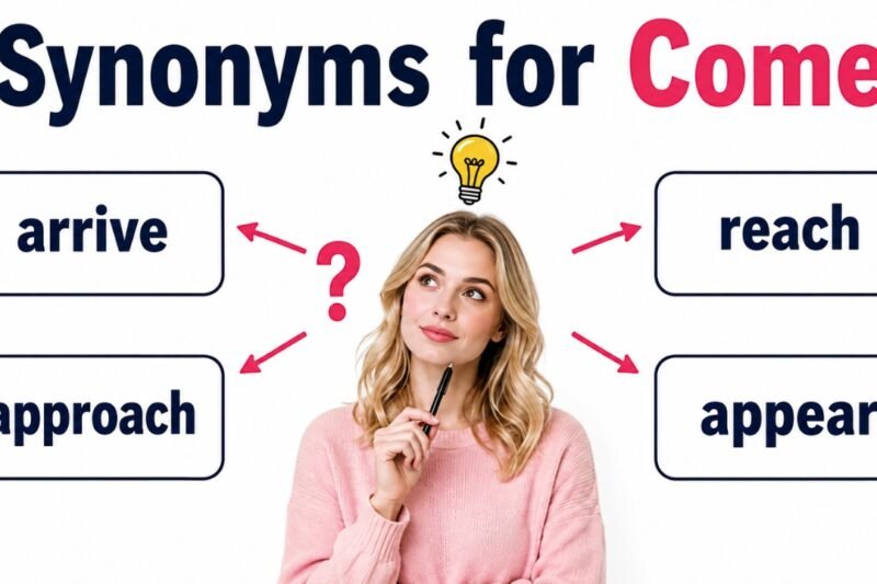 synonyms for come