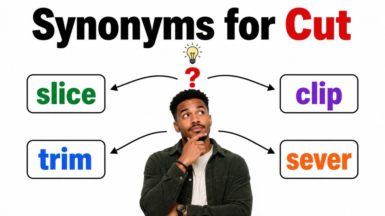 42+ Synonyms for Cut: Meaning, Examples & Best Uses