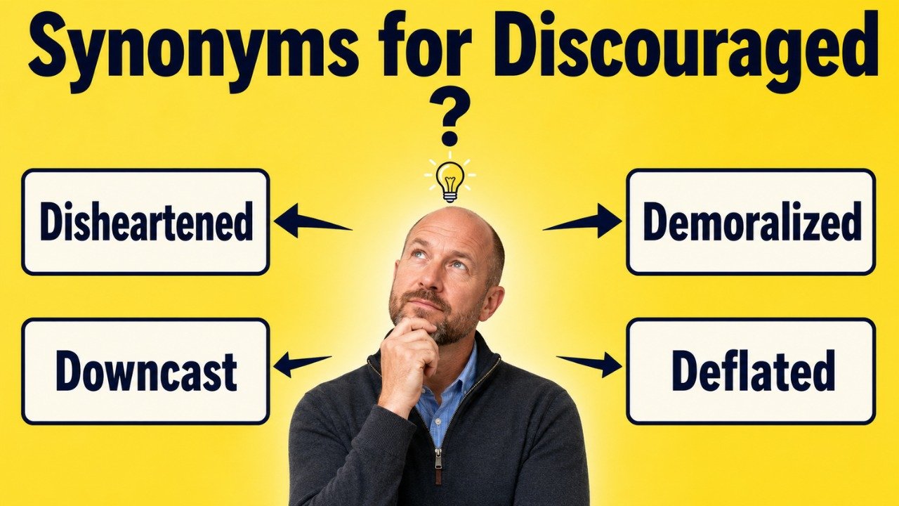 44+ Synonyms for Discouraged: Meanings, Uses & Word Choices