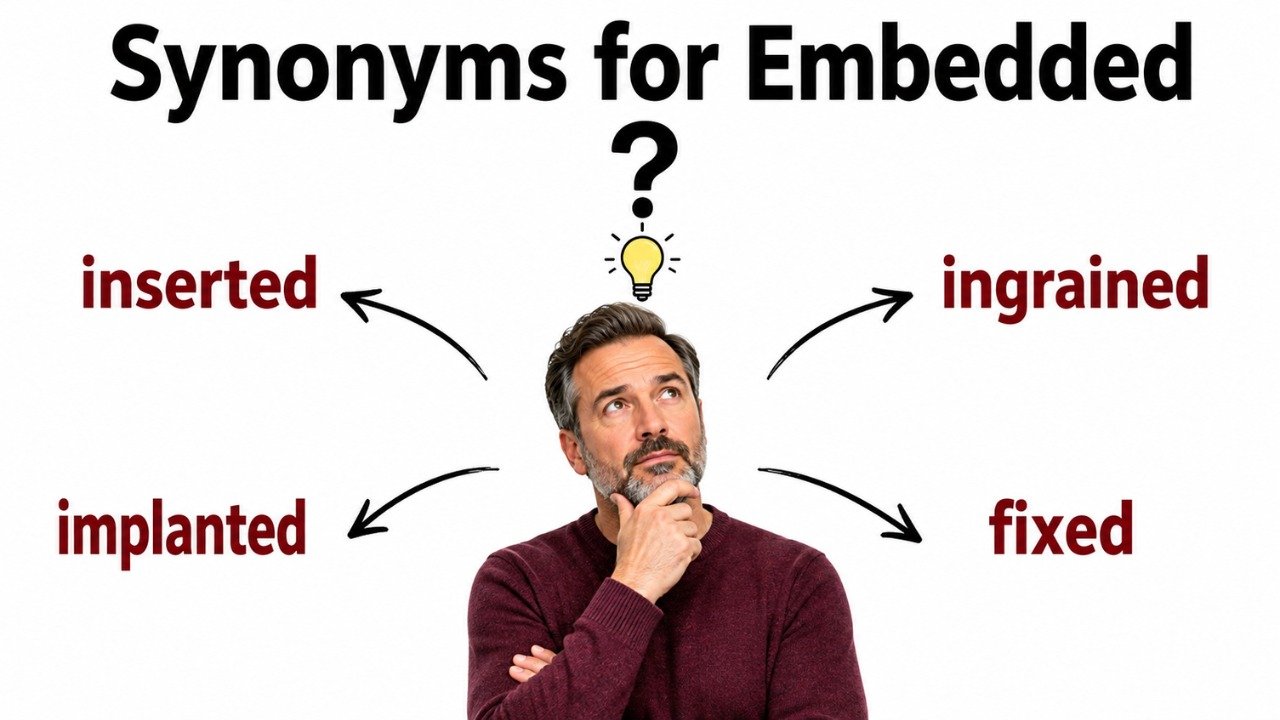 42+ Synonyms for Embedded: Meaning, Examples & Best Uses
