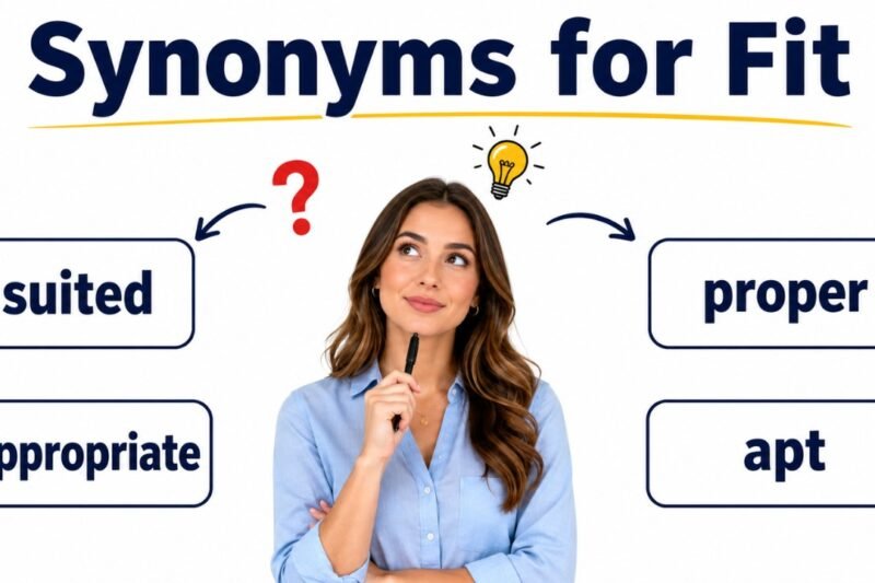 synonyms for fit