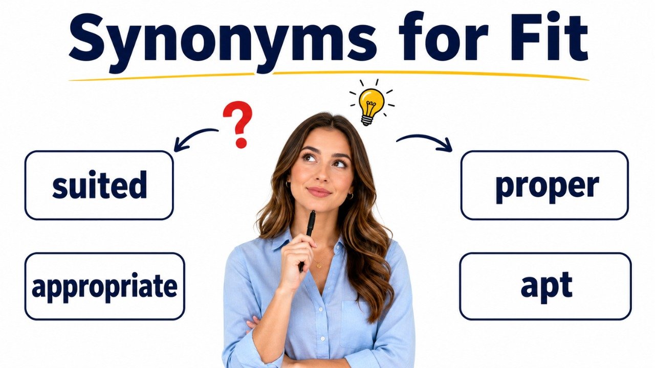 synonyms for fit