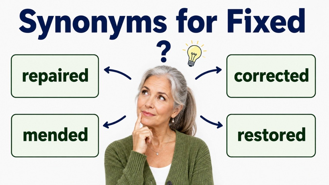48+ Synonyms for Fixed: Meanings, Context & Clear Examples