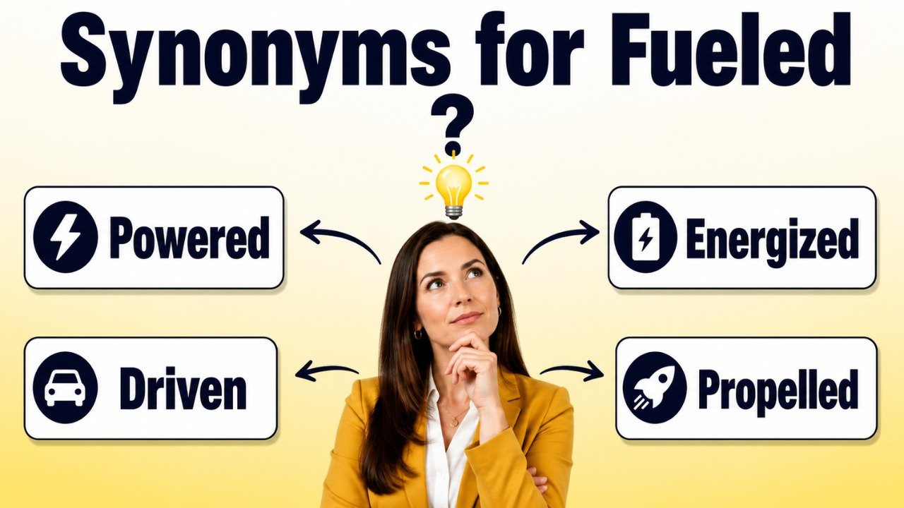 45+ Synonyms for Fueled: Strong Word Choices & Examples